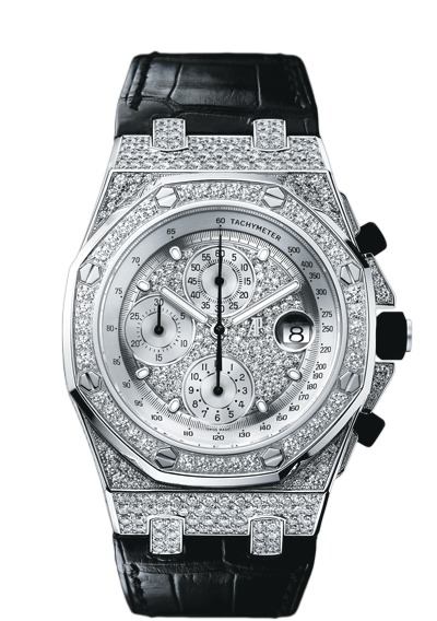Audemars Piguet Royal Oak Offshore Themes Diamonds White Gold watch REF: 26067BC.ZZ.D002CR.01